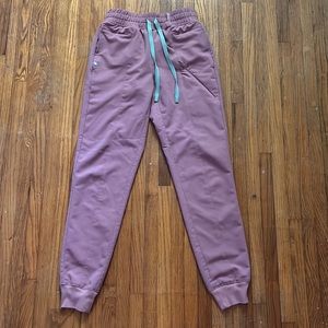 XXS Figs Mineral Mauve Joggers
